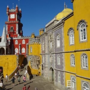 Sintra, Pena Palace, historical centre, pass by top monuments
